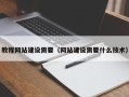 赣州教程网站建设需要（网站建设需要什么技术）